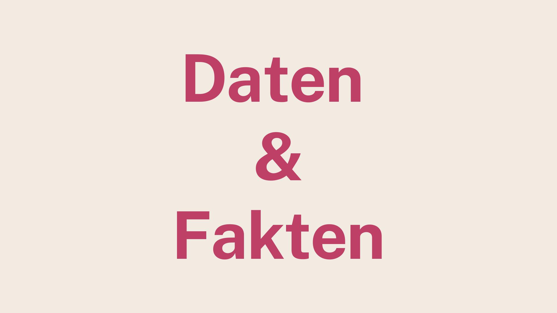 Daten und Fakten. Hier finden Sie Zahlen und Fakten, um die Leistung der Anlage einschätzen zu können. 